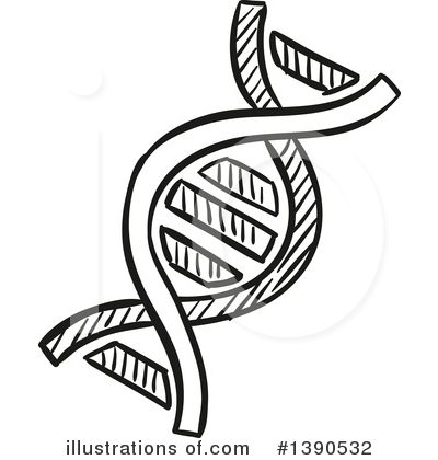 Royalty-Free (RF) Dna Clipart Illustration by Vector Tradition SM - Stock Sample #1390532