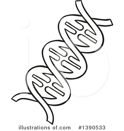 Royalty-Free (RF) Dna Clipart Illustration by Vector Tradition SM - Stock Sample #1390533