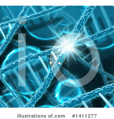 Royalty-Free (RF) Dna Clipart Illustration by KJ Pargeter - Stock Sample #1411277