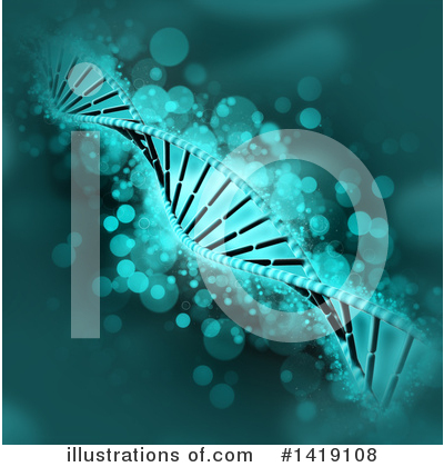 Royalty-Free (RF) Dna Clipart Illustration by KJ Pargeter - Stock Sample #1419108