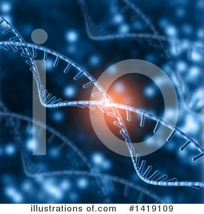 Royalty-Free (RF) Dna Clipart Illustration by KJ Pargeter - Stock Sample #1419109