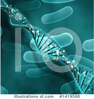 Royalty-Free (RF) Dna Clipart Illustration by KJ Pargeter - Stock Sample #1419590