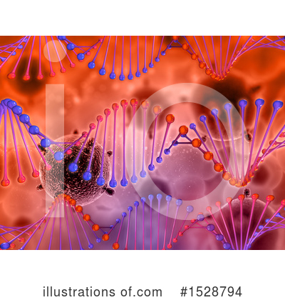 Royalty-Free (RF) Dna Clipart Illustration by KJ Pargeter - Stock Sample #1528794