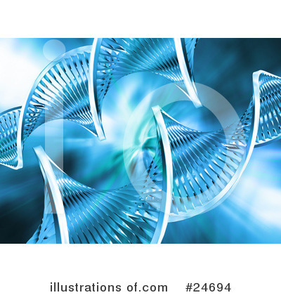 Royalty-Free (RF) Dna Clipart Illustration by KJ Pargeter - Stock Sample #24694