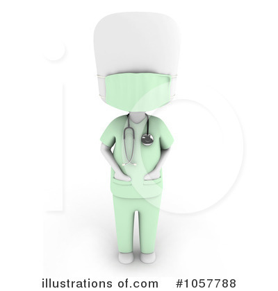 Royalty-Free (RF) Doctor Clipart Illustration by BNP Design Studio - Stock Sample #1057788