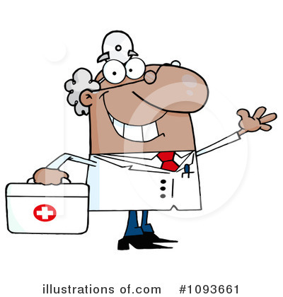 Royalty-Free (RF) Doctor Clipart Illustration by Hit Toon - Stock Sample #1093661