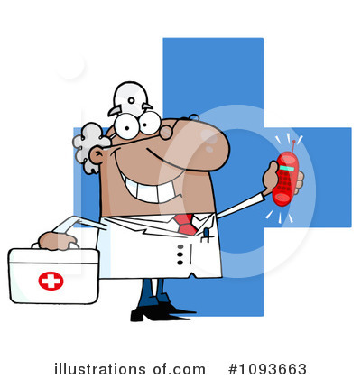 Royalty-Free (RF) Doctor Clipart Illustration by Hit Toon - Stock Sample #1093663