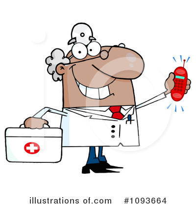 Royalty-Free (RF) Doctor Clipart Illustration by Hit Toon - Stock Sample #1093664