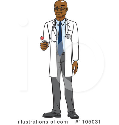 Royalty-Free (RF) Doctor Clipart Illustration by Cartoon Solutions - Stock Sample #1105031