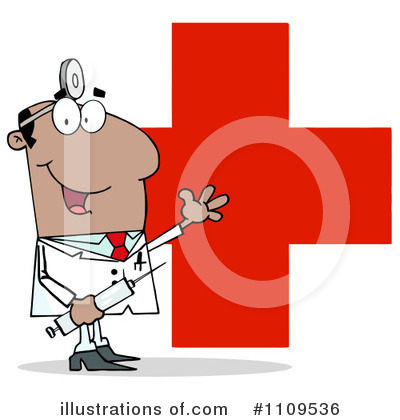 Royalty-Free (RF) Doctor Clipart Illustration by Hit Toon - Stock Sample #1109536
