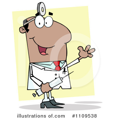 Royalty-Free (RF) Doctor Clipart Illustration by Hit Toon - Stock Sample #1109538