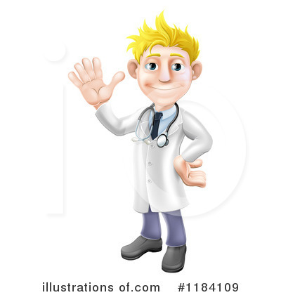 Royalty-Free (RF) Doctor Clipart Illustration by AtStockIllustration - Stock Sample #1184109