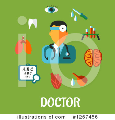 Royalty-Free (RF) Doctor Clipart Illustration by Vector Tradition SM - Stock Sample #1267456