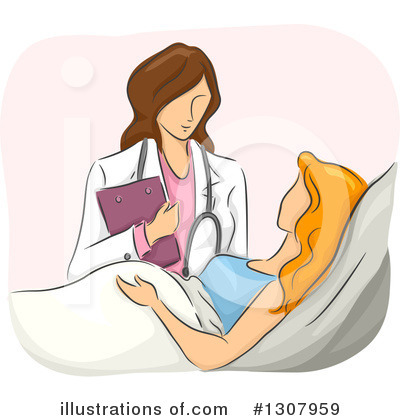 Royalty-Free (RF) Doctor Clipart Illustration by BNP Design Studio - Stock Sample #1307959