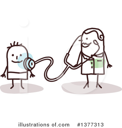 Royalty-Free (RF) Doctor Clipart Illustration by NL shop - Stock Sample #1377313