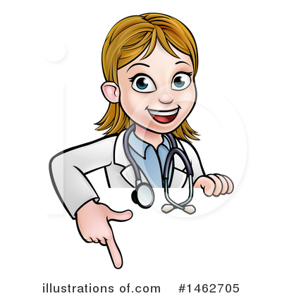 Royalty-Free (RF) Doctor Clipart Illustration by AtStockIllustration - Stock Sample #1462705