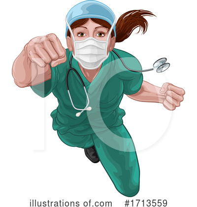 Nurse Clipart #1713559 by AtStockIllustration