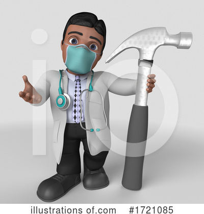 Royalty-Free (RF) Doctor Clipart Illustration by KJ Pargeter - Stock Sample #1721085