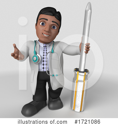 Royalty-Free (RF) Doctor Clipart Illustration by KJ Pargeter - Stock Sample #1721086