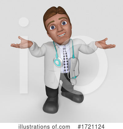 Royalty-Free (RF) Doctor Clipart Illustration by KJ Pargeter - Stock Sample #1721124