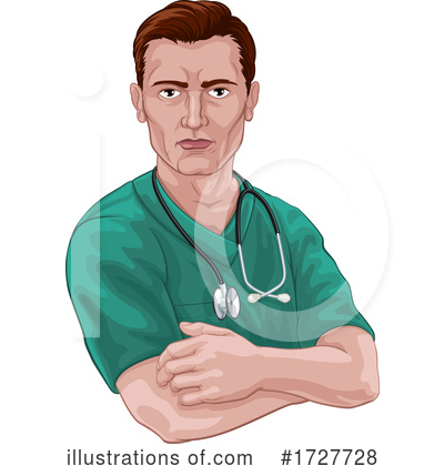 Royalty-Free (RF) Doctor Clipart Illustration by AtStockIllustration - Stock Sample #1727728