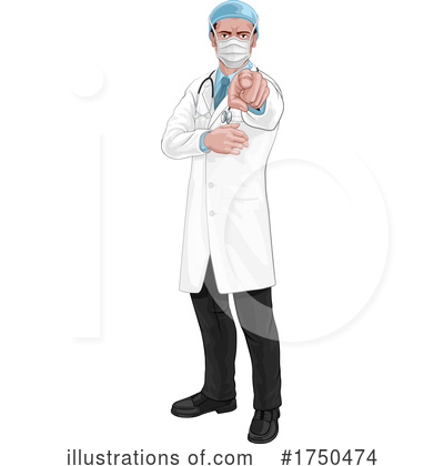 Royalty-Free (RF) Doctor Clipart Illustration by AtStockIllustration - Stock Sample #1750474