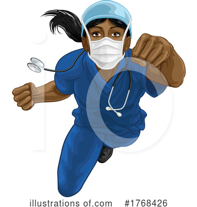 Nurse Clipart #1768426 by AtStockIllustration
