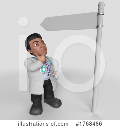 Royalty-Free (RF) Doctor Clipart Illustration by KJ Pargeter - Stock Sample #1768486