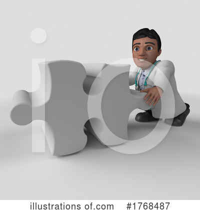 Royalty-Free (RF) Doctor Clipart Illustration by KJ Pargeter - Stock Sample #1768487