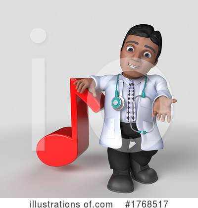 Royalty-Free (RF) Doctor Clipart Illustration by KJ Pargeter - Stock Sample #1768517