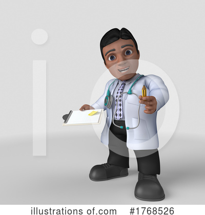 Royalty-Free (RF) Doctor Clipart Illustration by KJ Pargeter - Stock Sample #1768526