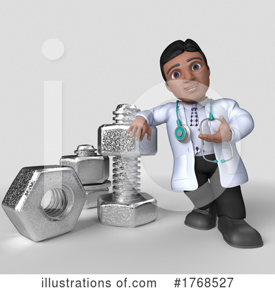 Royalty-Free (RF) Doctor Clipart Illustration by KJ Pargeter - Stock Sample #1768527