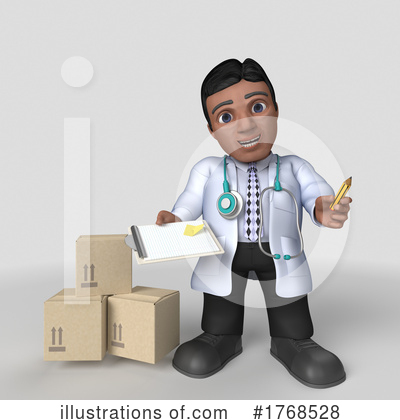 Royalty-Free (RF) Doctor Clipart Illustration by KJ Pargeter - Stock Sample #1768528