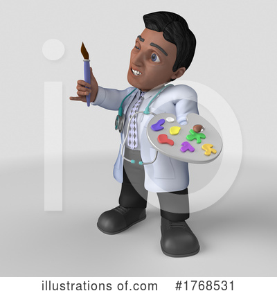Royalty-Free (RF) Doctor Clipart Illustration by KJ Pargeter - Stock Sample #1768531