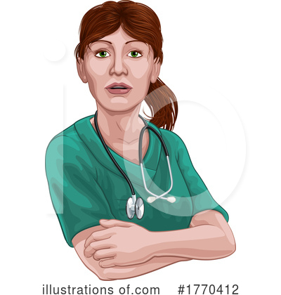 Nurse Clipart #1770412 by AtStockIllustration