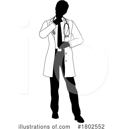 Royalty-Free (RF) Doctor Clipart Illustration by AtStockIllustration - Stock Sample #1802552