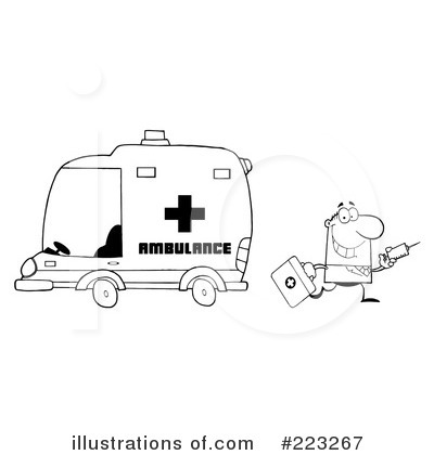 Ambulance Clipart #223267 by Hit Toon