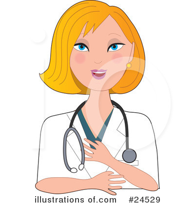 Royalty-Free (RF) Doctor Clipart Illustration by Maria Bell - Stock Sample #24529