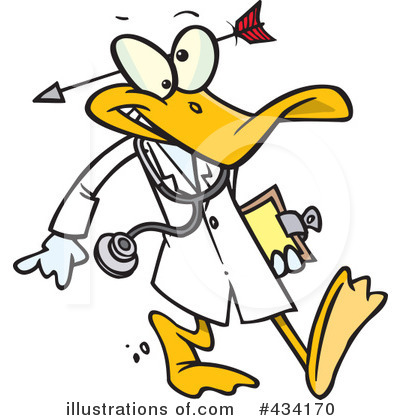 Royalty-Free (RF) Doctor Clipart Illustration by toonaday - Stock Sample #434170