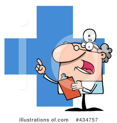 Royalty-Free (RF) Doctor Clipart Illustration by Hit Toon - Stock Sample #434757