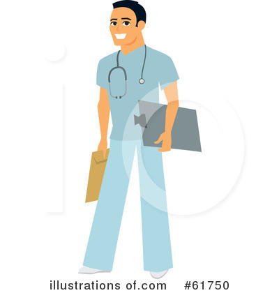Royalty-Free (RF) Doctor Clipart Illustration by Monica - Stock Sample #61750