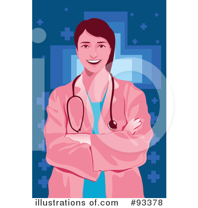 Royalty-Free (RF) Doctor Clipart Illustration by mayawizard101 - Stock Sample #93378