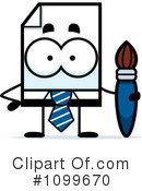 Document Clipart #1099670 by Cory Thoman