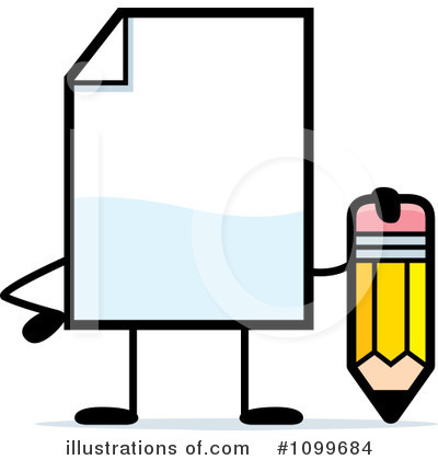 Pencil Clipart #1099684 by Cory Thoman
