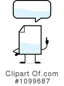 Document Clipart #1099687 by Cory Thoman
