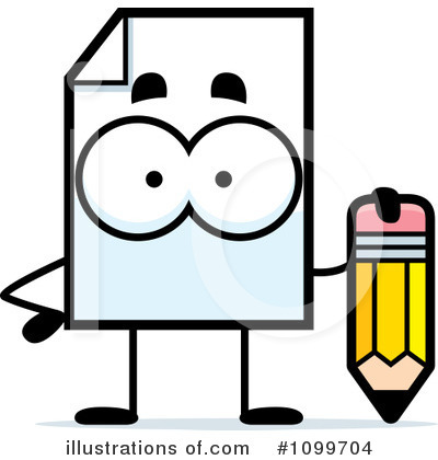 Pencil Clipart #1099704 by Cory Thoman