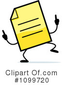 Document Clipart #1099720 by Cory Thoman