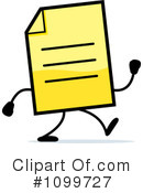 Document Clipart #1099727 by Cory Thoman