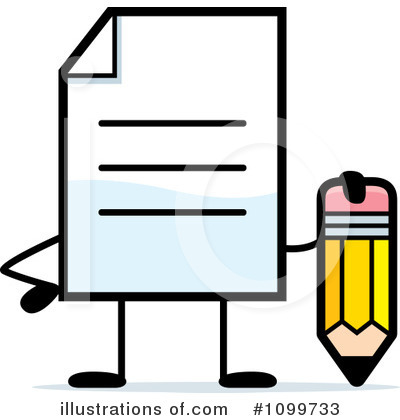 Pencil Clipart #1099733 by Cory Thoman