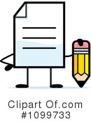 Document Clipart #1099733 by Cory Thoman